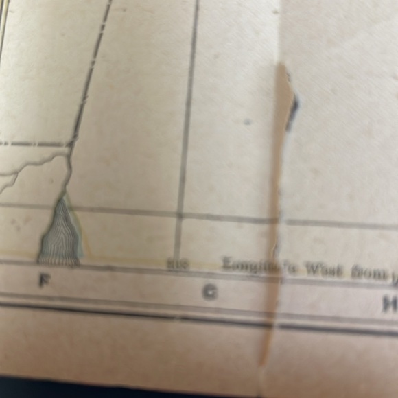 Antiquarian Map of Texas: Fragile; Ready to Matt/Frame:Circa 1892. (Reserved) - Picture 8 of 9